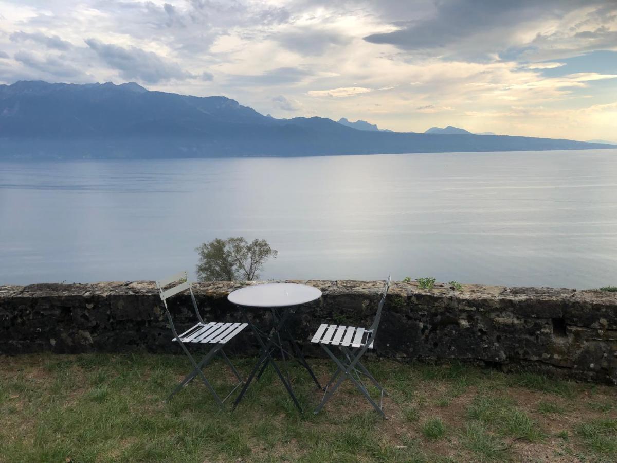 Room With 360° View Overlooking Lake Geneva And Alps Puidoux المظهر الخارجي الصورة