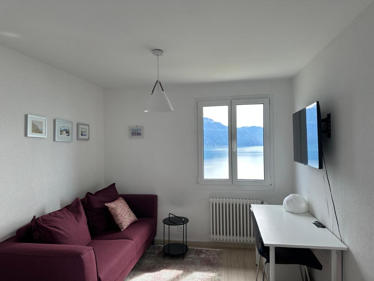 Room With 360° View Overlooking Lake Geneva And Alps Puidoux المظهر الخارجي الصورة